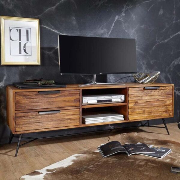 TV Cabinet with Iron Legs