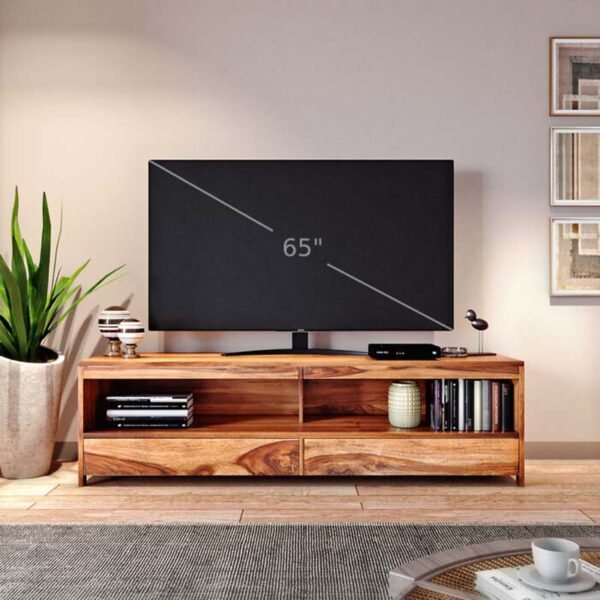 Wood TV Unit for Living Room & Bedroom