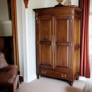 Walnut Finishing Almirah 2 Door