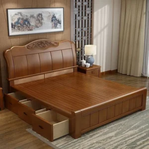 Classic Bed with 6 Drawer Storge