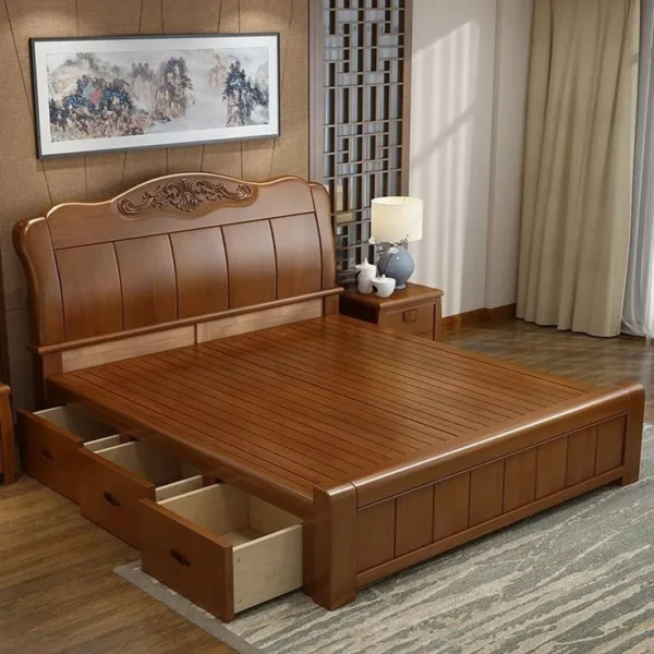 Classic Bed with 6 Drawer Storge