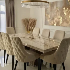 Upholstered Standard 8 Seater Dinning Table
