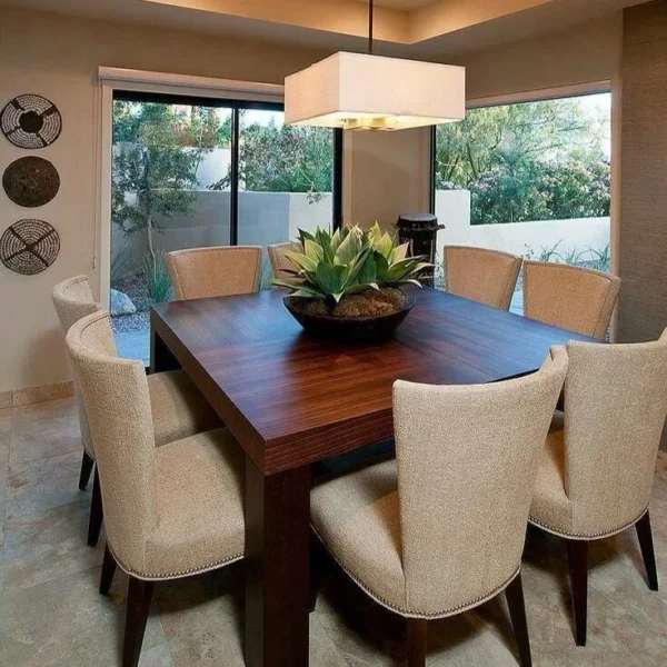 Upholstered Modern 8-Seater Dining Table