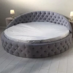 Upholstered Standard Round Bed