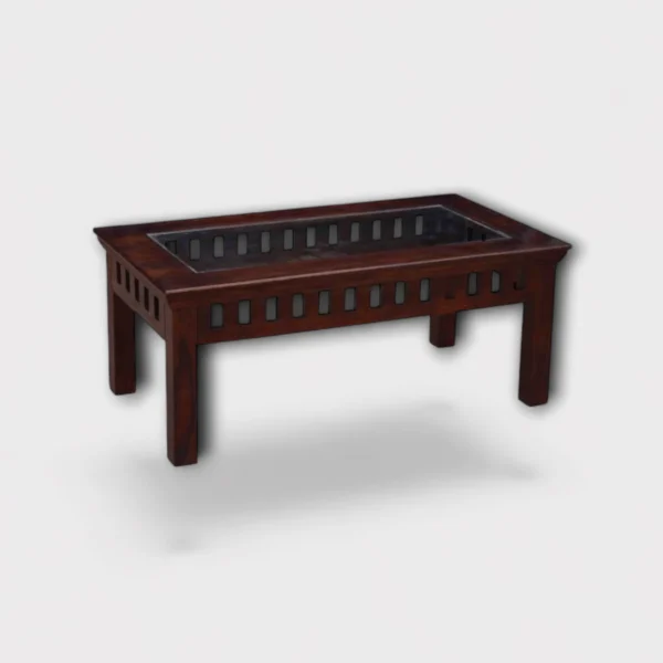 Wooden Glass Top Table