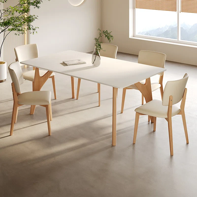 Cahir Luxe Modern Teak Wood Rectang