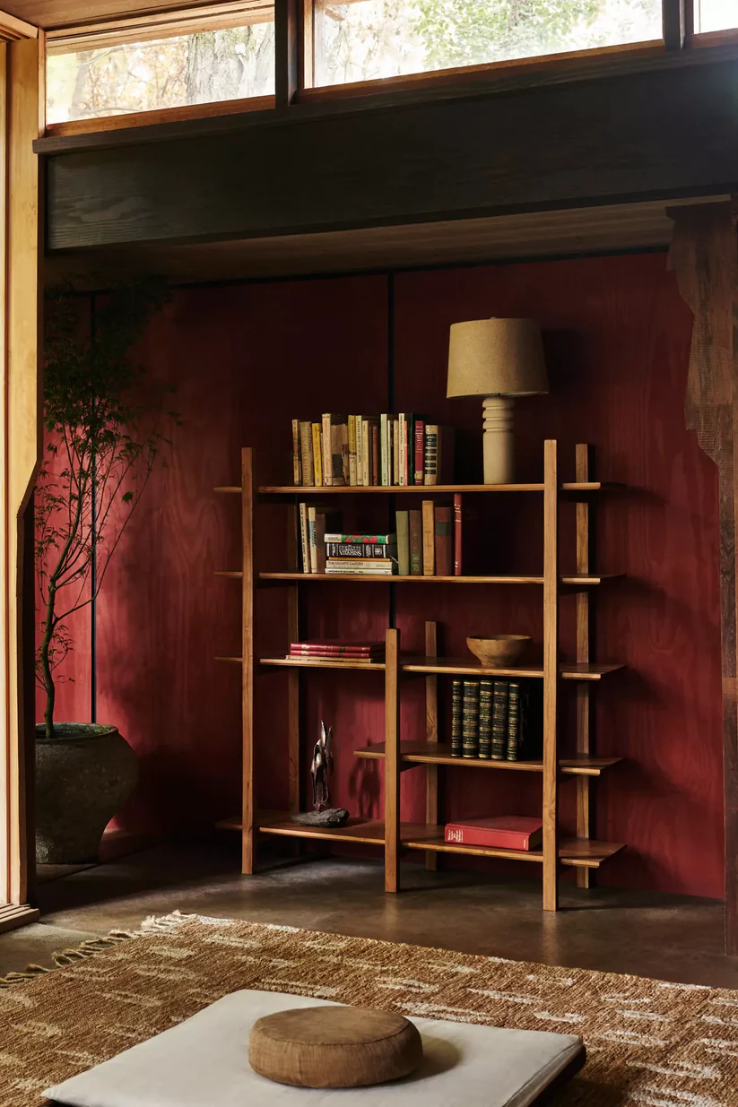 Elliot Handmade Teak Wood Bookshelf