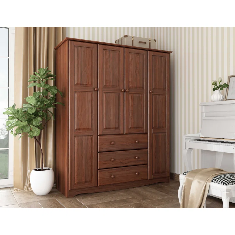 Mocha Teak Wood Multipurpose Storag