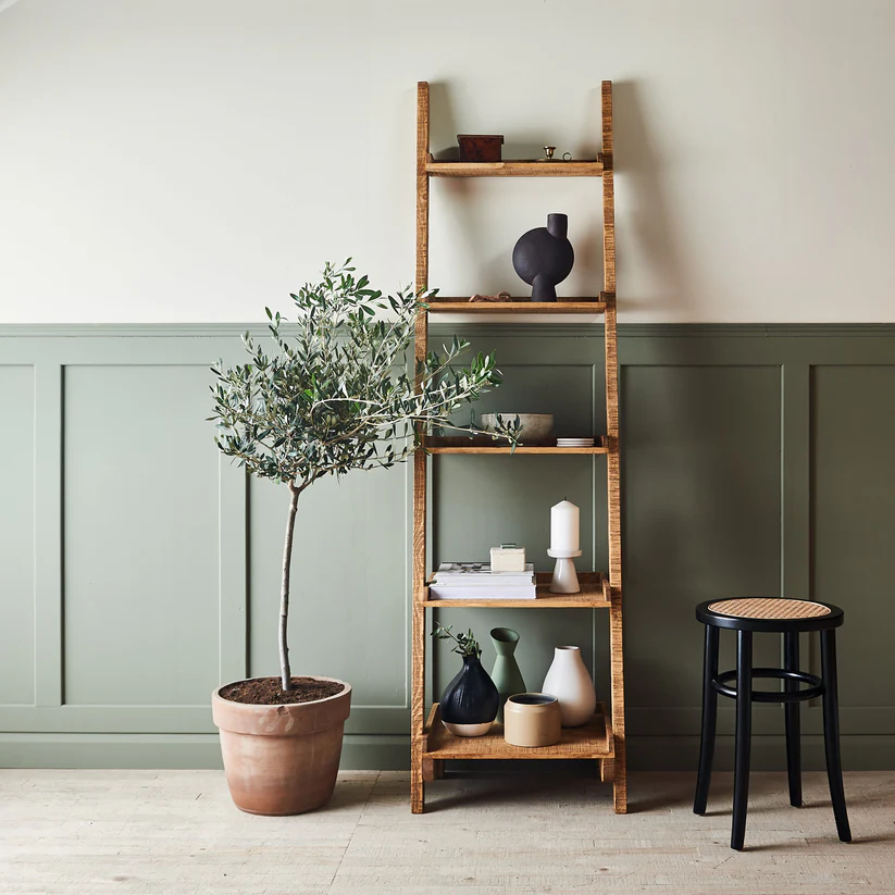 Tamaka Handmade Teak Wood Ladder Bo