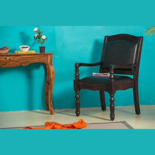 Grandpa Hand Carved Teak Wood Armre