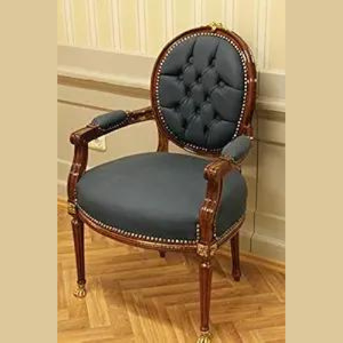 Royal Hand Carved Teak Wood Armrest