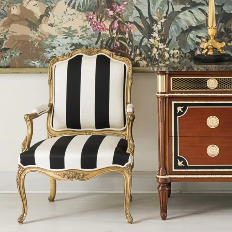 Maharaja Hand Carved Teak Wood Armr