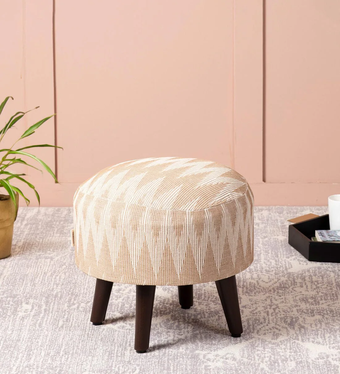 Crest Soft Upholstery Pouffe & 