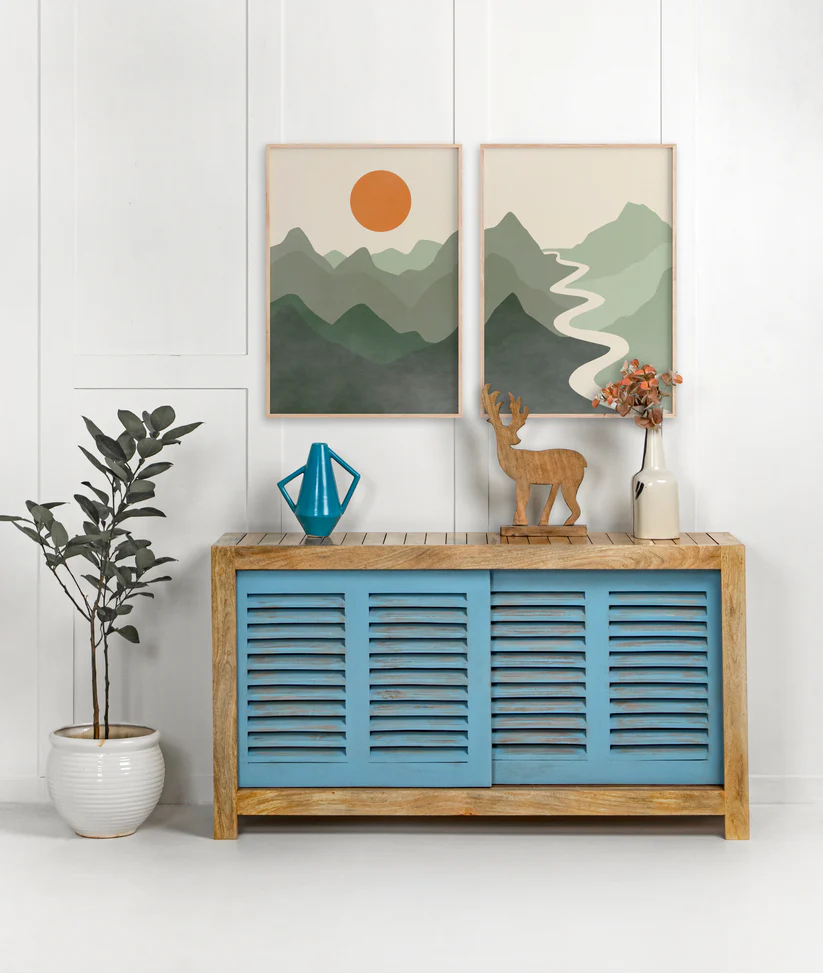 Anagi Handmade Teak Wood Shoe Rack 