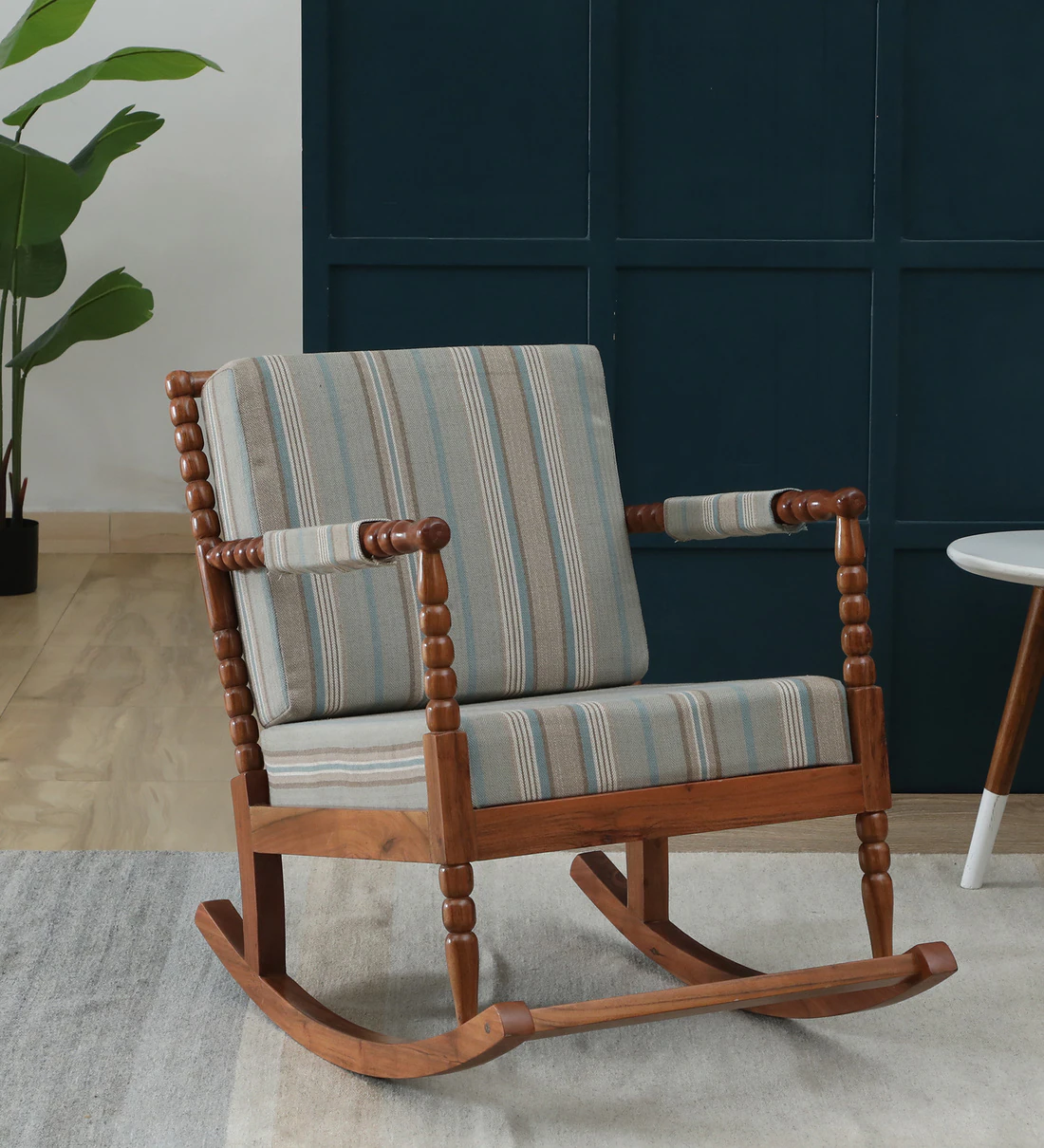 Poise Handmade Teak Wood Rocking Ch