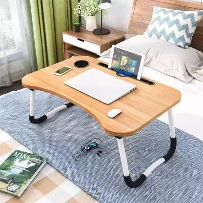 Foldable Laptop Table, Space-Saving