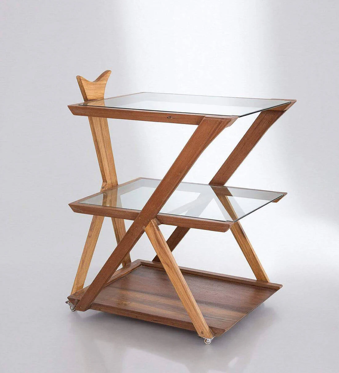 Multipurpose Zigzag Handmade Teak W